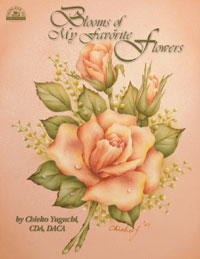 design by Chieko Yuguchi Decorative Painting Book Blooms of My Favorite  by Chieko Yuguchi