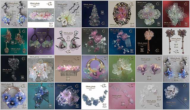 APAN HOBBY SHOW 2019*Exhibit of Yuguchi Chieko's Shrink Plastic in Jewelry*Tokyo Big Sight*CAD YUGUCHI