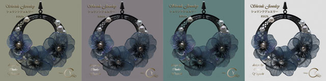 Shrink Jewelry Collection**portfolio Shrink Plastic in Jewelry**PJ175_4p**CAD YUGUCHI**Chieko Yuguchi's Room