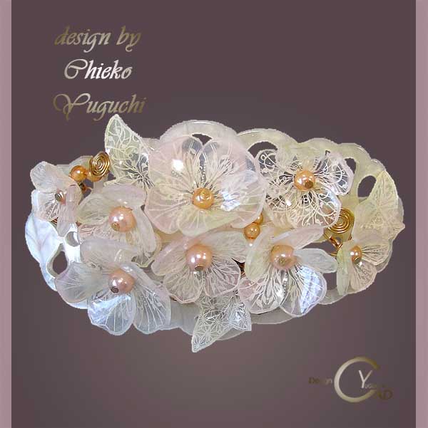 スタンプ&ペイント シュリンクジュエリーPJ128v Shrink Plastic in Jewelry 湯口千恵子作