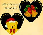 Heart Ornaments of Bell and Bear ベルと熊のハートオーナメント