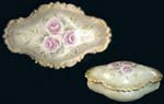 Roses Cllectionポーセリンの小箱と花瓶2
