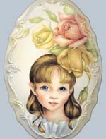 Girl with Roses バラと少女