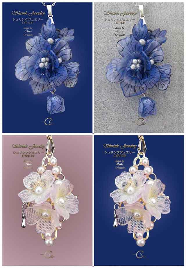 THE 41st JAPAN HOBBY SHOW 2017*Chieco Yuguchi's Shrink Plastic in Jewelry PJ137g*CAD YUGUCHI